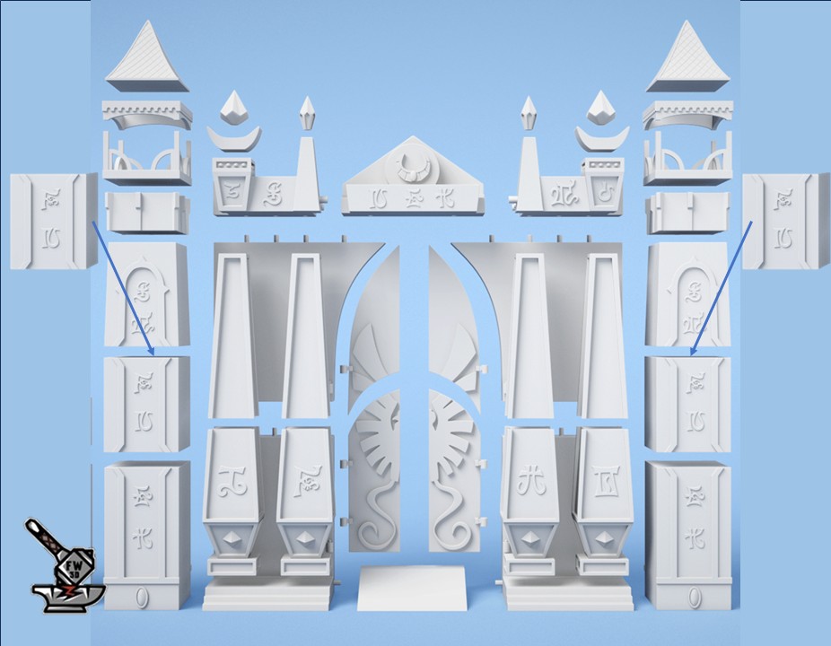 vue éclatée porte 3