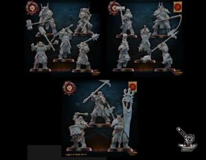 13 Guerriers Skull Chosen avec EMC