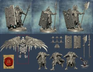 3 Gardes Eternal Vanguard avec ailes B