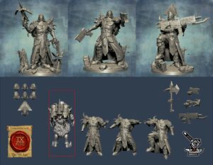 3 Chasseurs Eternal Vanguard avec jetpacks