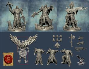 3 Chasseurs Eternal Vanguard avec ailes C
