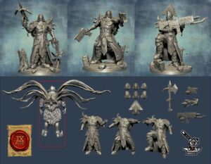 3 Chasseurs Eternal Vanguard avec ailes A