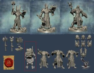 3 Prêtres Eternal Vanguard avec backpacks