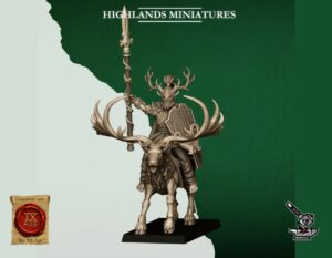 Seigneur Elfe sauvage sur Cerf