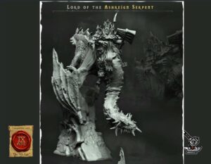 Seigneur de la Forsaken Legion sur serpent de cendres
