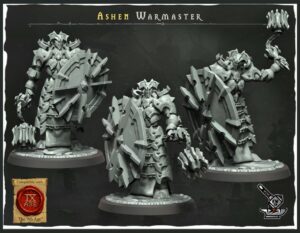 3 Ashen Warmasters de la Forsaken Legion