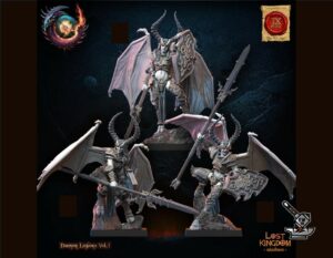 3 Furies volantes des dieux sombres