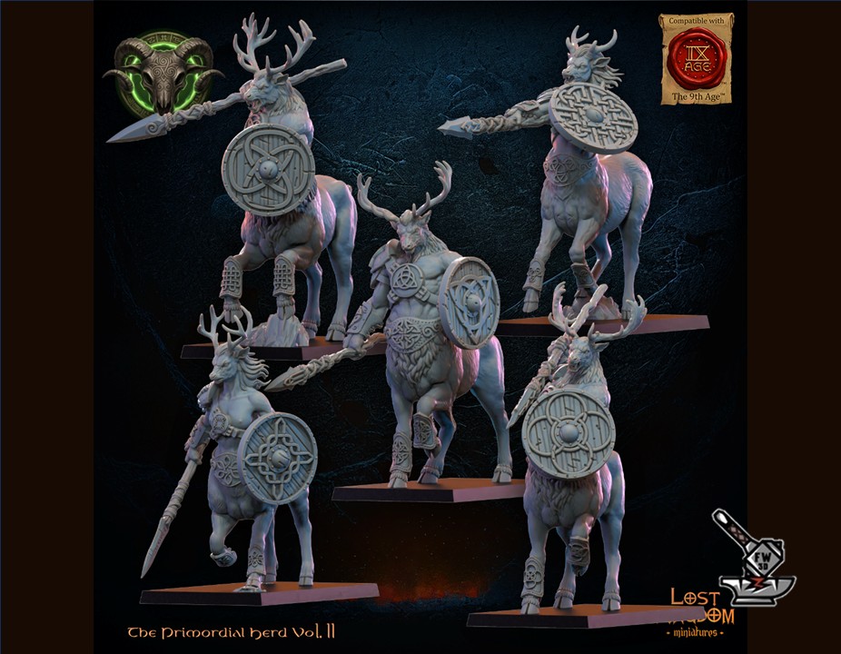 10 Centaures des Wildhorn Herd Homme-bête avec EMC – Image 3