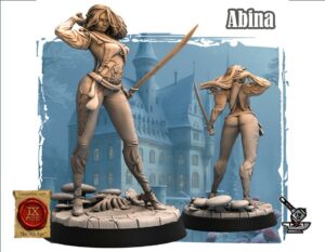 Abina, guerrière Elfe