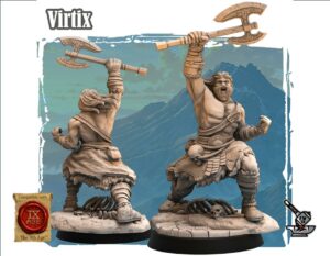 Virtix, guerrier Barbare