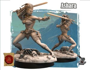 Ashara, guerrière Barbare