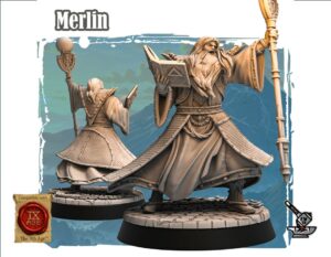 Merlin sans chapeau, sorcier humain