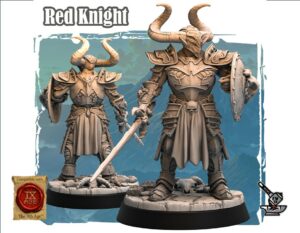 Red Knight avec bouclier