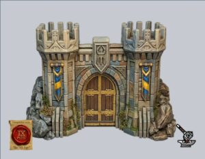 Porte fortifiée de la forteresse de Dwarfheim