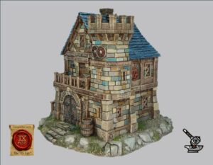 Maison Naine avec tour de Dwarfheim