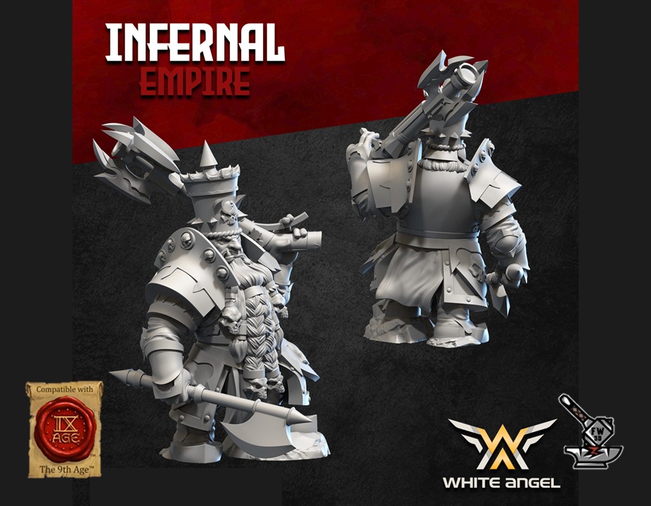Commandant en armure des Nains infernaux avec arme de tir – Image 2