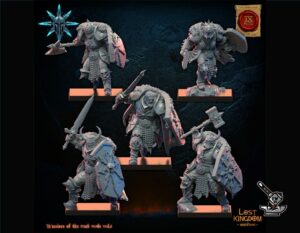 5 Guerriers lourds des dieux sombres pack 2